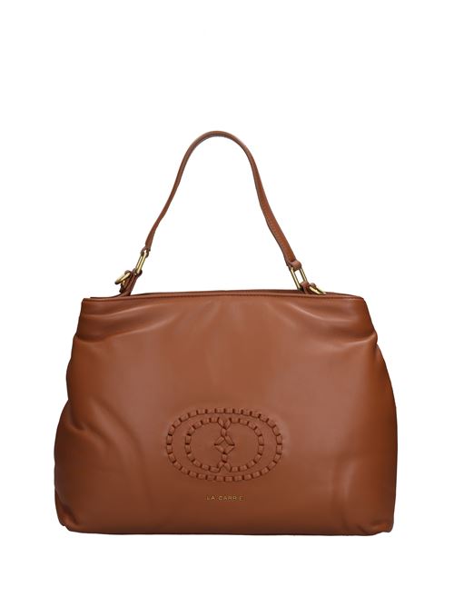 Borsa WOVEN LOGO in pelle LA CARRIE | 142P-DB-151-LEACUOIO